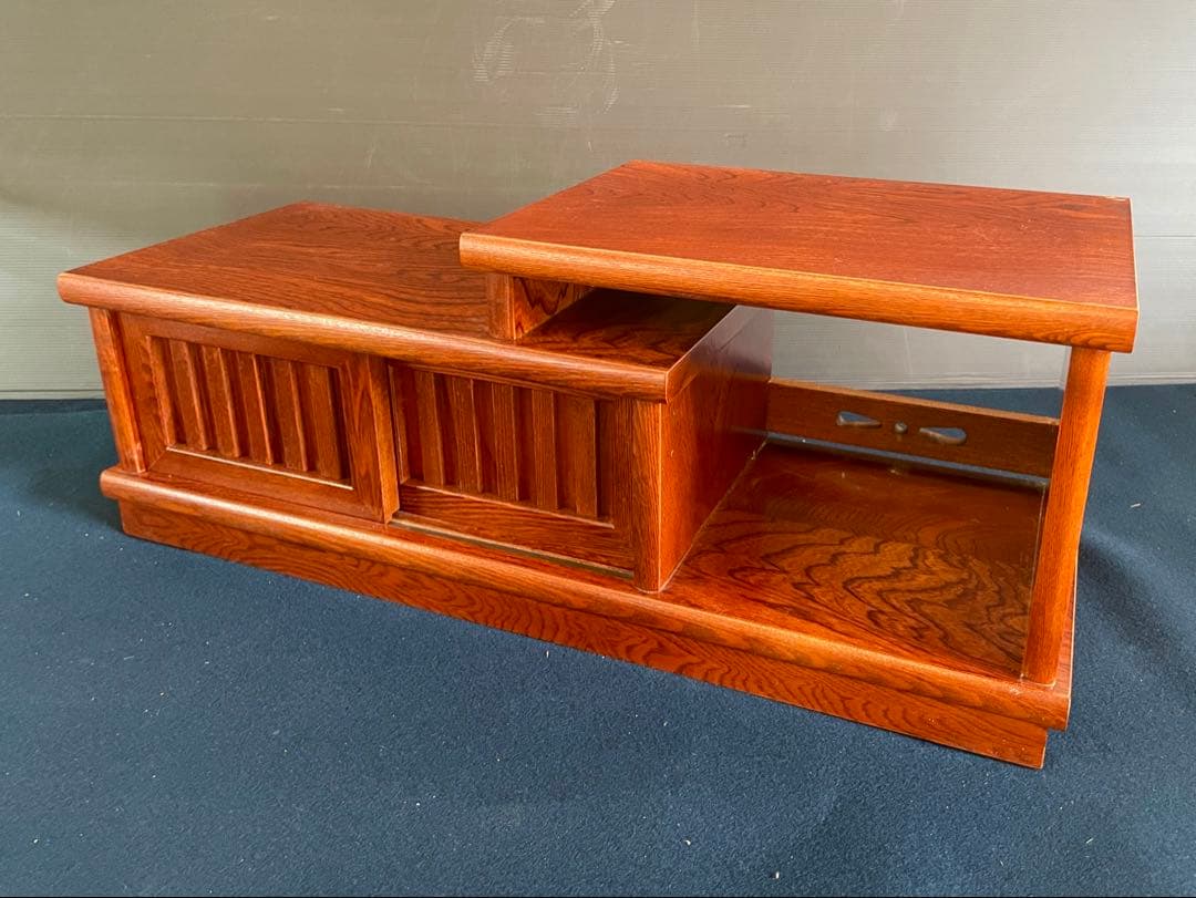 特価❣️「母」 置き床 欅杢 和家具 日本間 和室 茶道具 （1017あ）