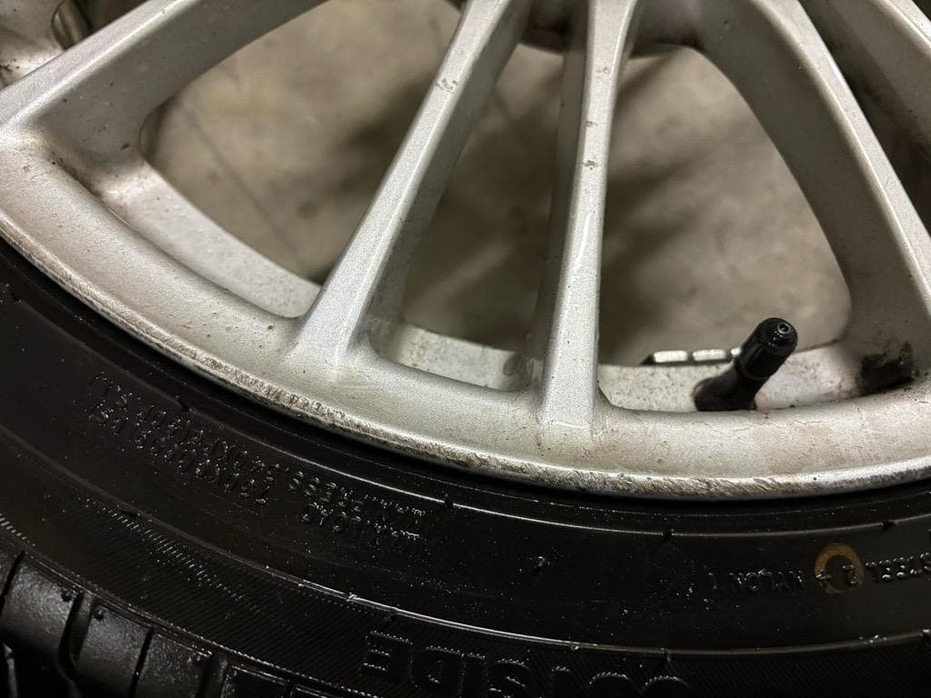 245/40R18 鍛造 インプレッサ WRX STI 純正OP 8.5J-18