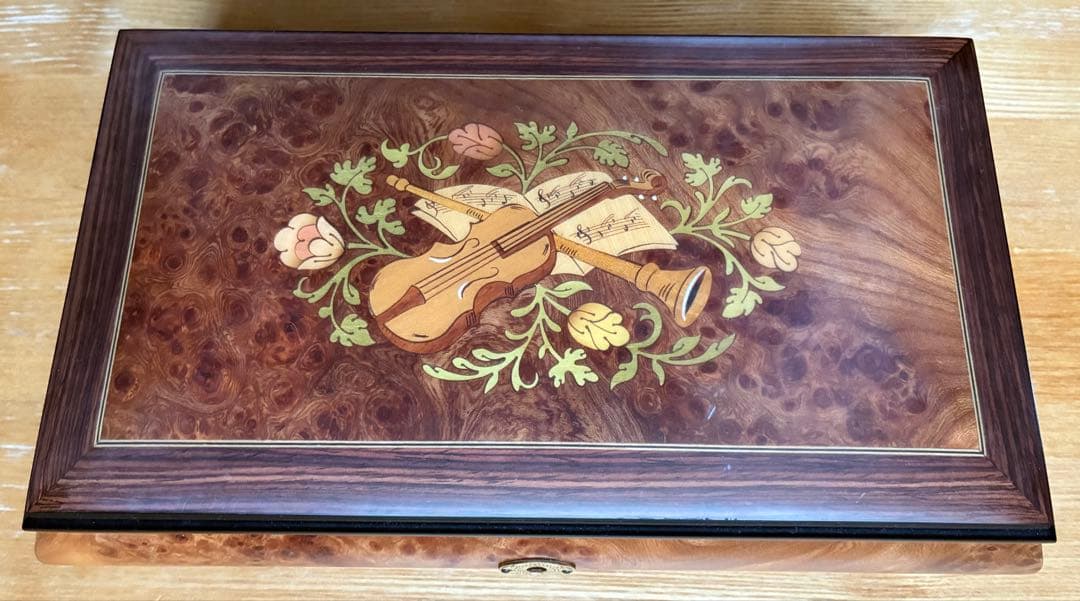 REUGE リュージュ 高級象嵌オルゴール カノン パッヘルベル 動作確認済