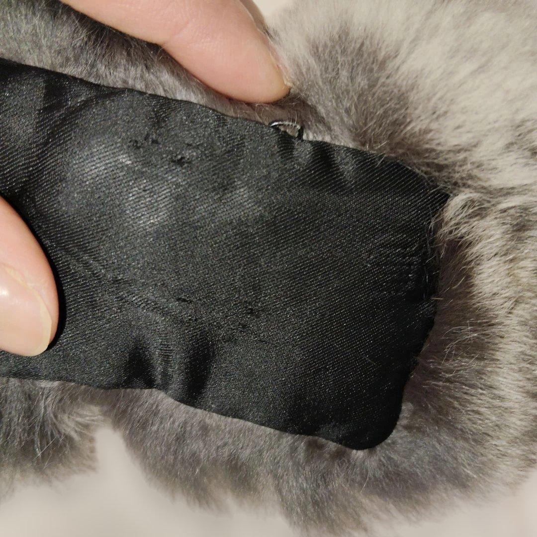 チンチラマフラーショール、、極美品