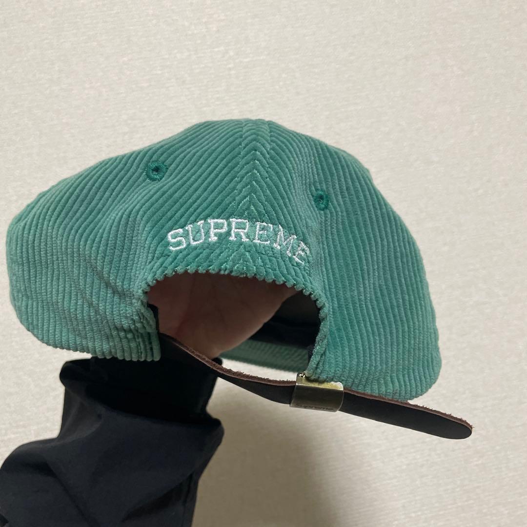 Supreme コーデュロイキャップ 緑