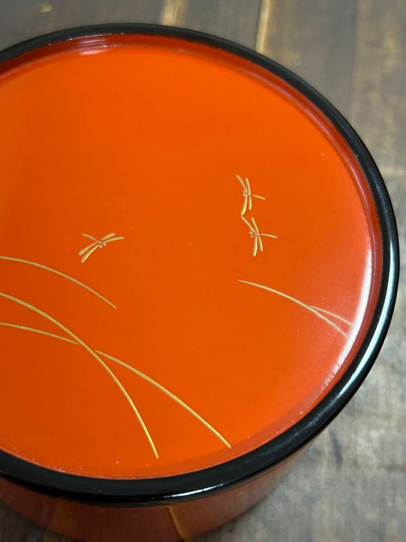 輪島塗　輪島漆器　摂田照彦　キャンディーボックス　童蒔絵　高級漆器　希少　レア