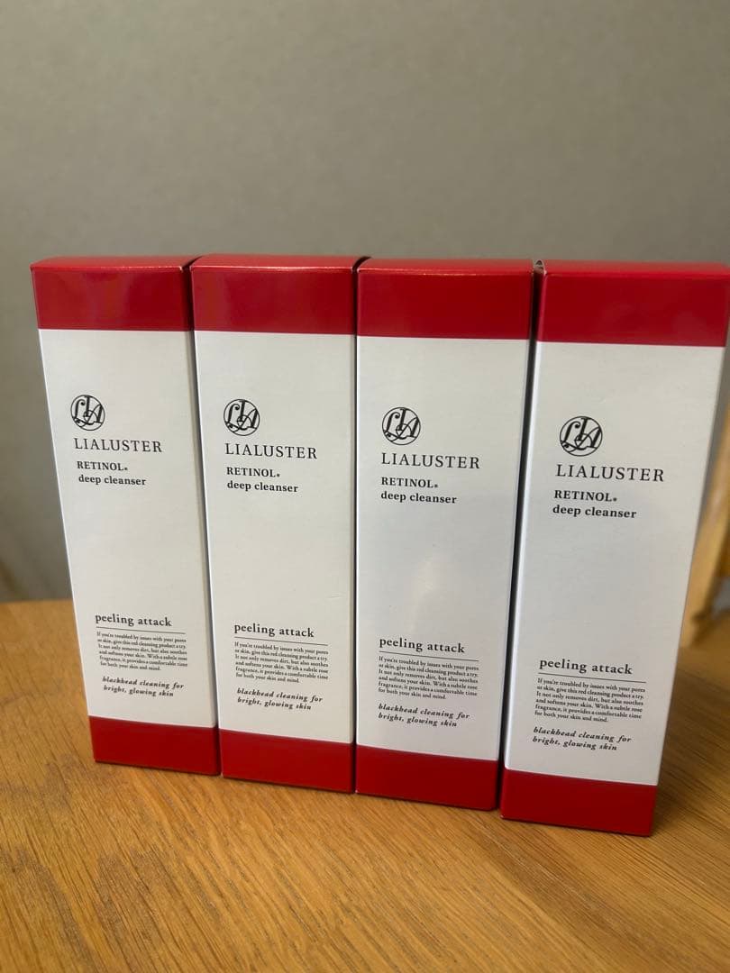 LIALUSTER Retinol Deep Cleanser 4本セット