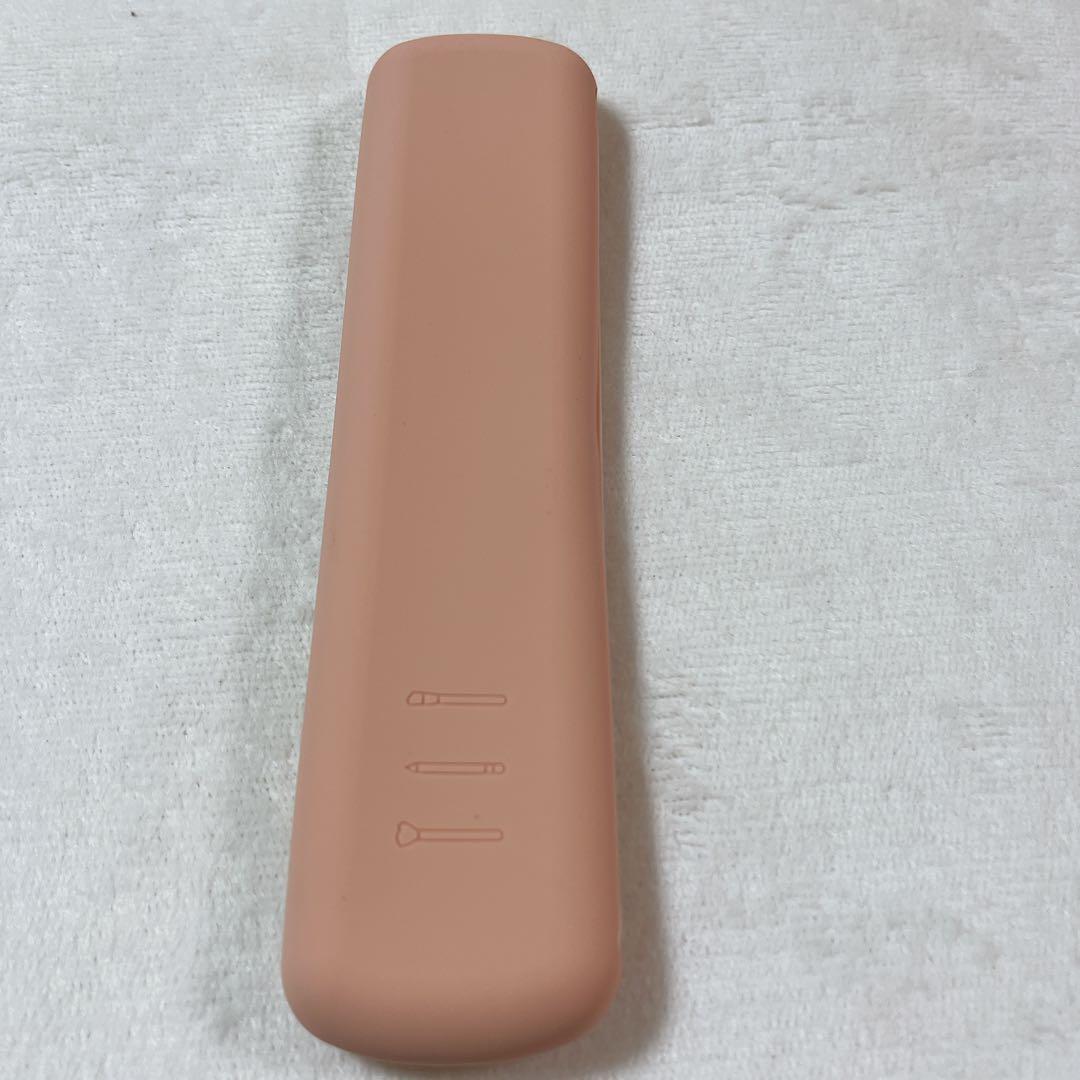 旅行用 メイクブラシホルダー シリコン製 メイクブラシバッグ 防水 ピンク