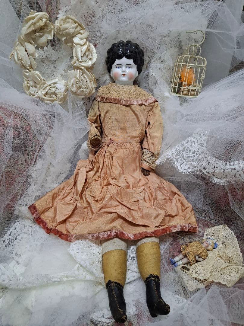 アンティーク★チャイナヘッドドール★ミニョネット★ジュモー