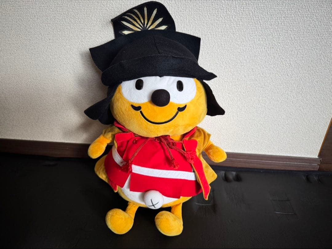 ポン太　ぬいぐるみ　武将バージョン　美品