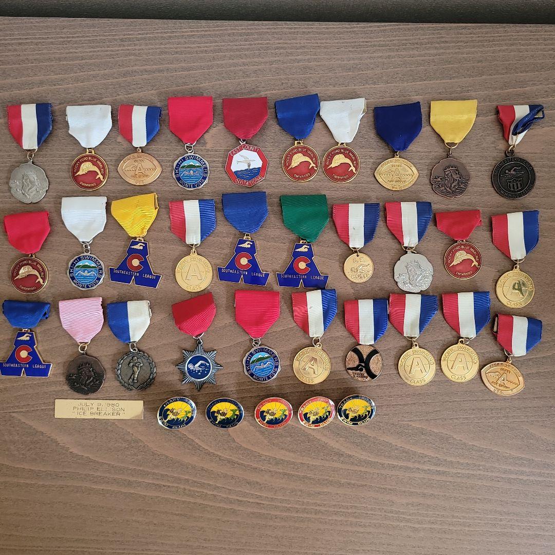 スイミングメダルコレクション 36個セット