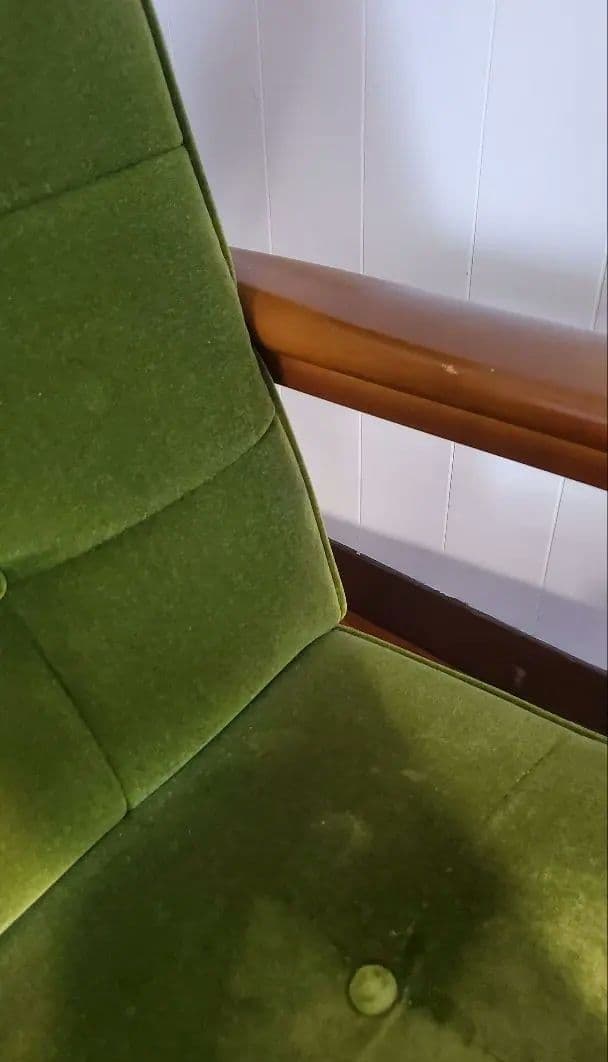 カリモクソファ　1人掛け　60Kチェア 1シーター モケットグリーン