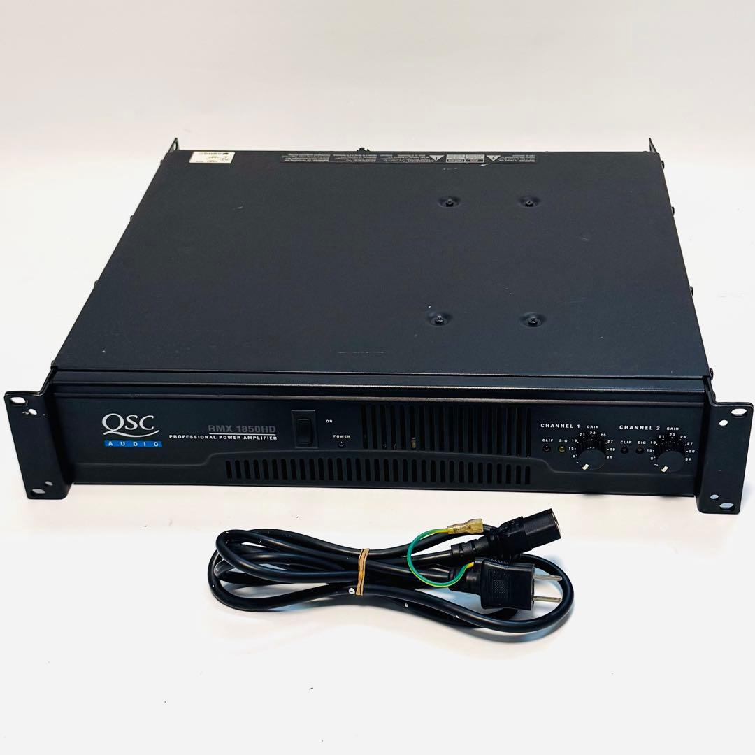 希少 QCS RMX 1850HD 業務用 2ch パワーアンプ