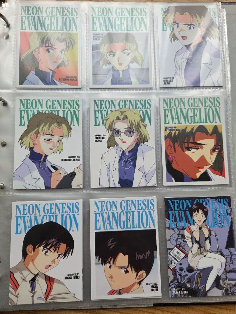 エヴァンゲリオンカードダスマスターズ２集フルコンプ品アルバム付き