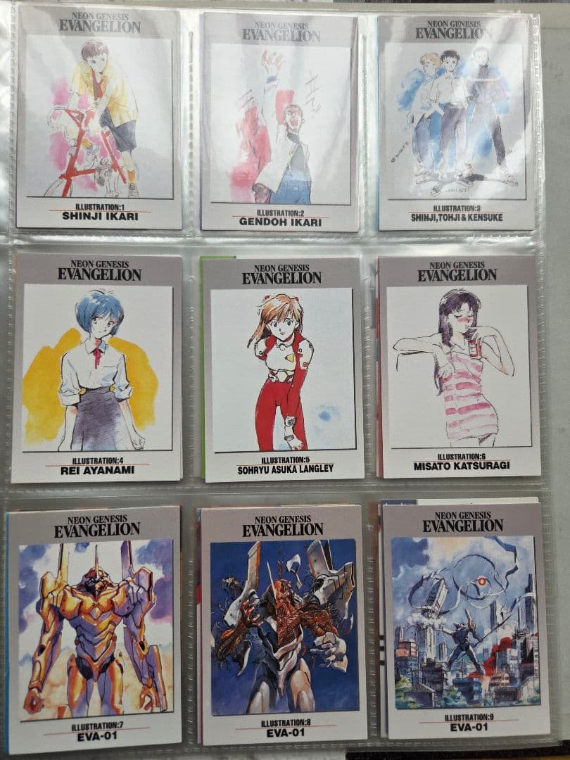 エヴァンゲリオンカードダスマスターズ２集フルコンプ品アルバム付き