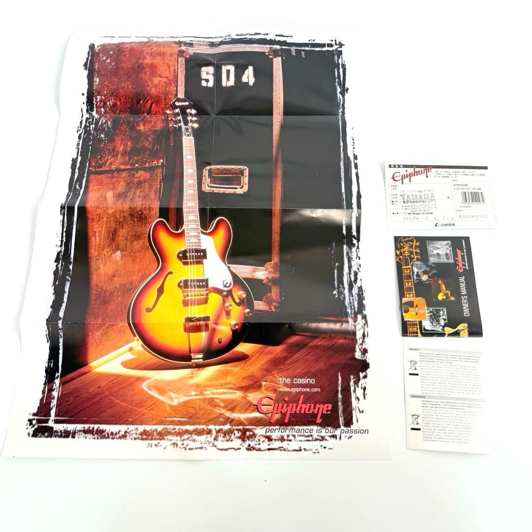 【美品】epiphone ES-135 BB