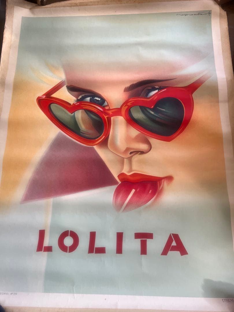 LOLITA 絵 160cm CINEMATO 29. R. MARSOULAN
