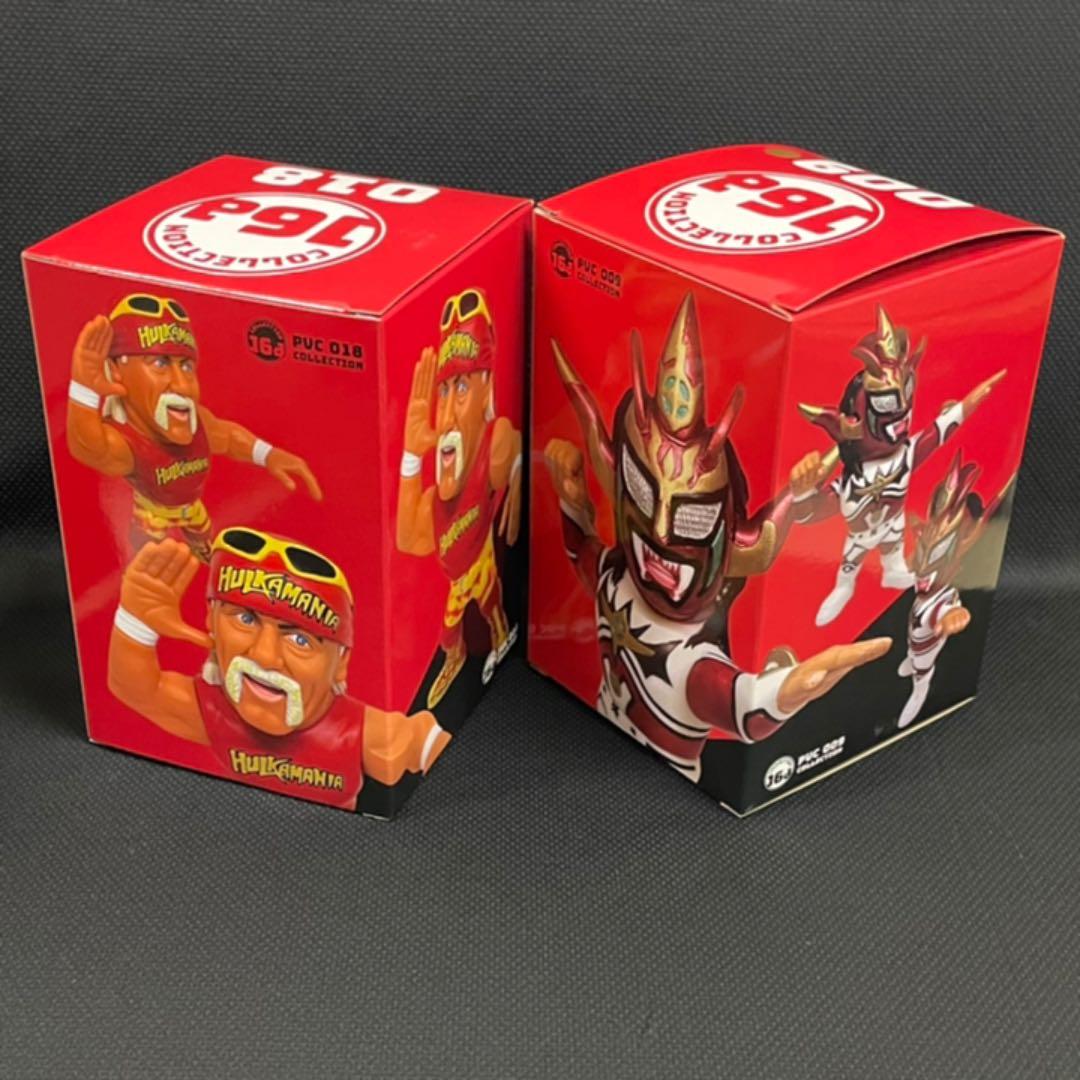 ハルクホーガン 獣神サンダーライガー ソフビ2体セット/HAO 16d/プロレス