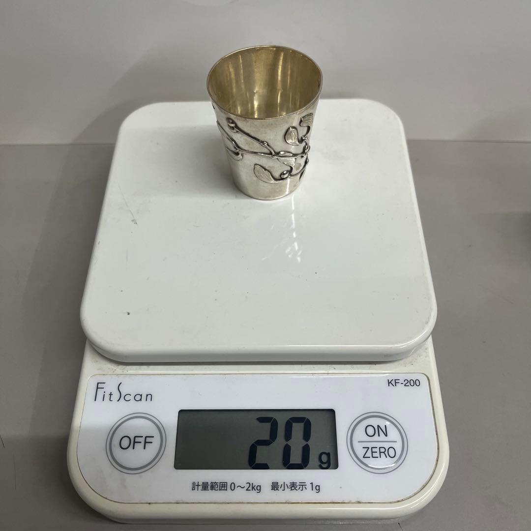 フランス　パリ　アンティーク　シルバー　銀製　リキュールカップ