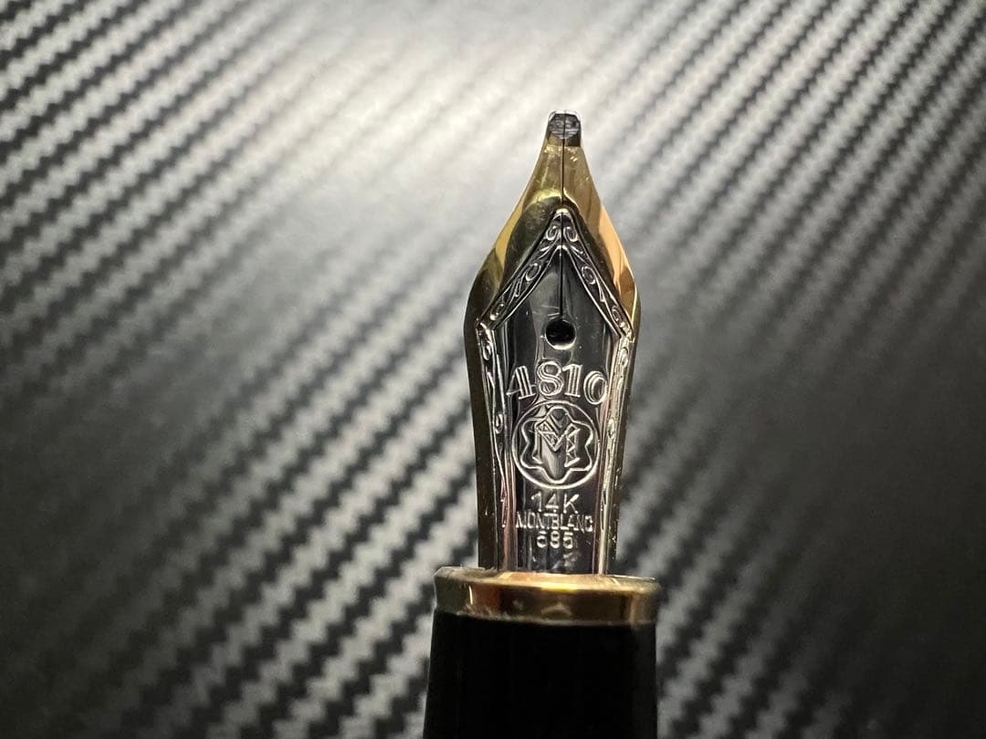 モンブラン 極美品 144 BB ブラック 中白 万年筆