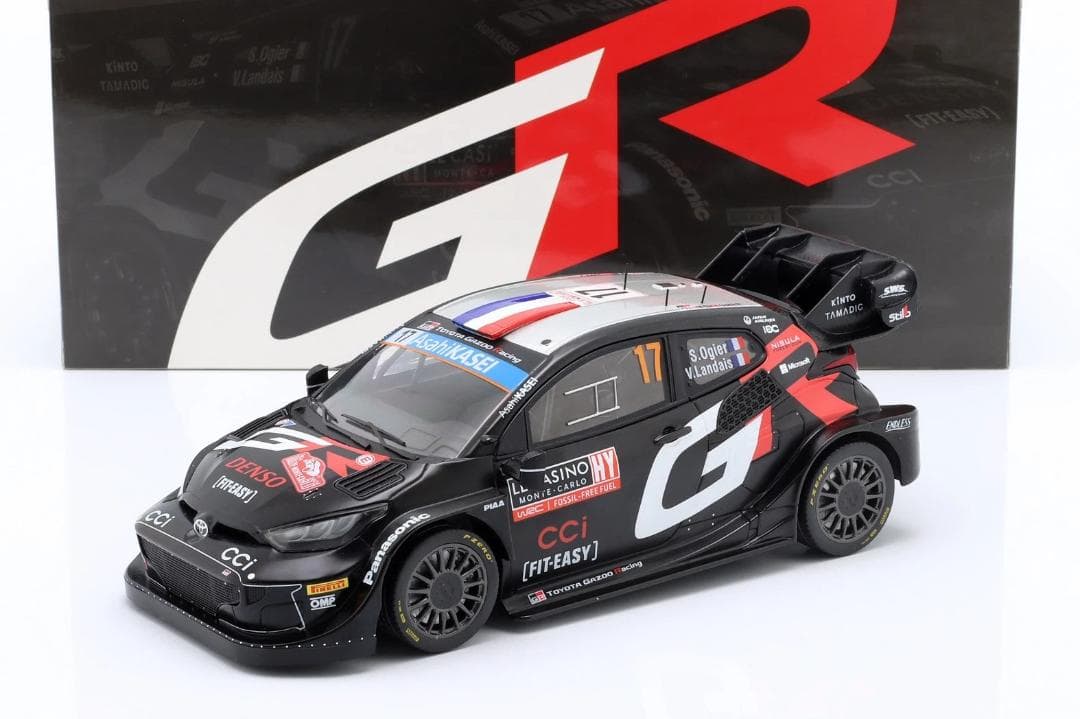 すすかす1/18 トヨタ GR ヤリス モンテカルロ 2024 S.オジェ