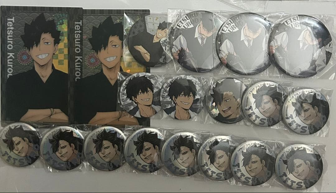 ハイキュー　黒尾鉄朗　缶バッジ　ジャンプGIGA 極楽湯　Yummyマスコット