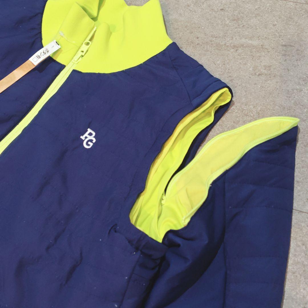 【パーリーゲイツ】リバーシブルストレッチ4Wayブルゾン ジップアップジャンパー