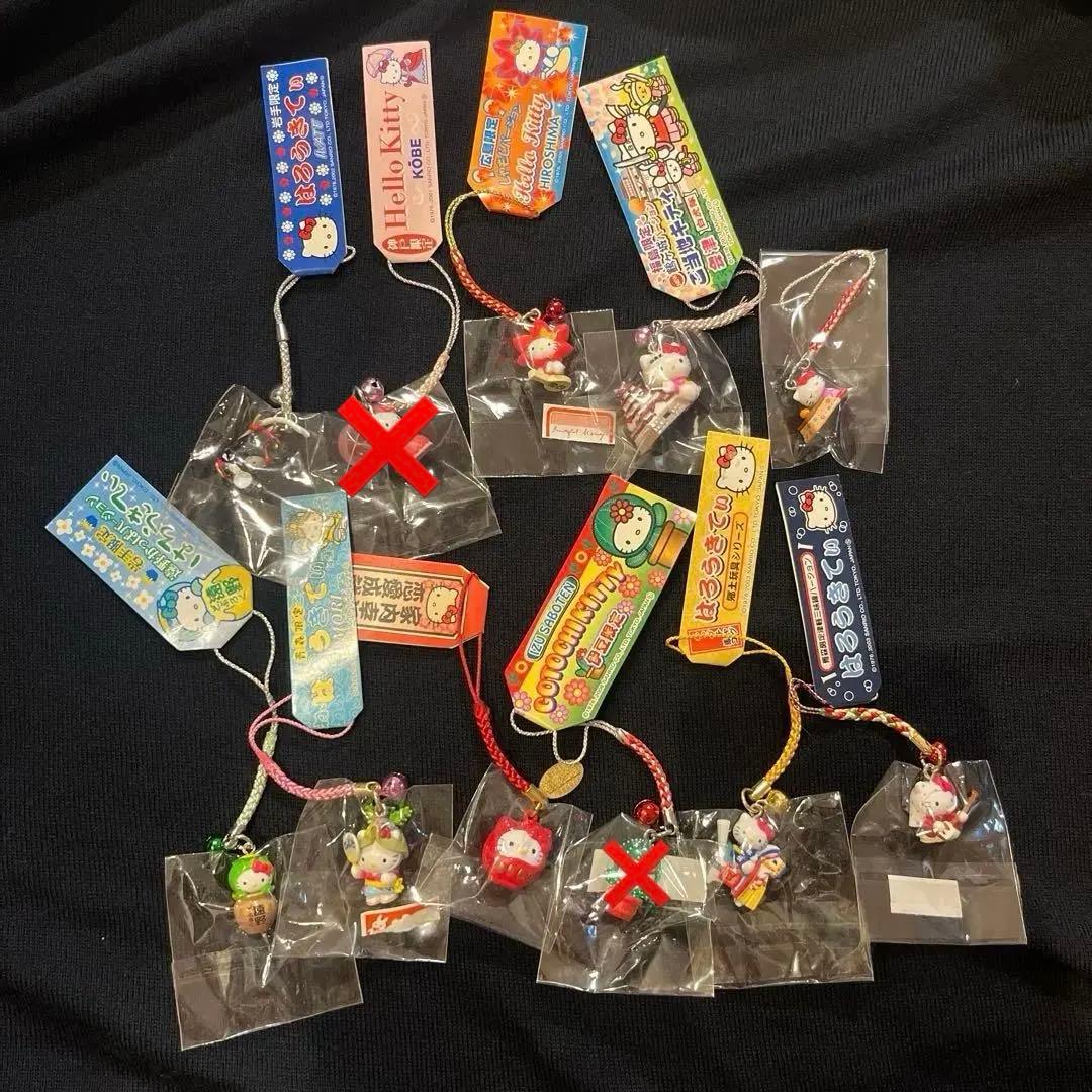 キティ　ストラップ　53個　根付け　ご当地　ストラップ　キーホルダー　サンリオ