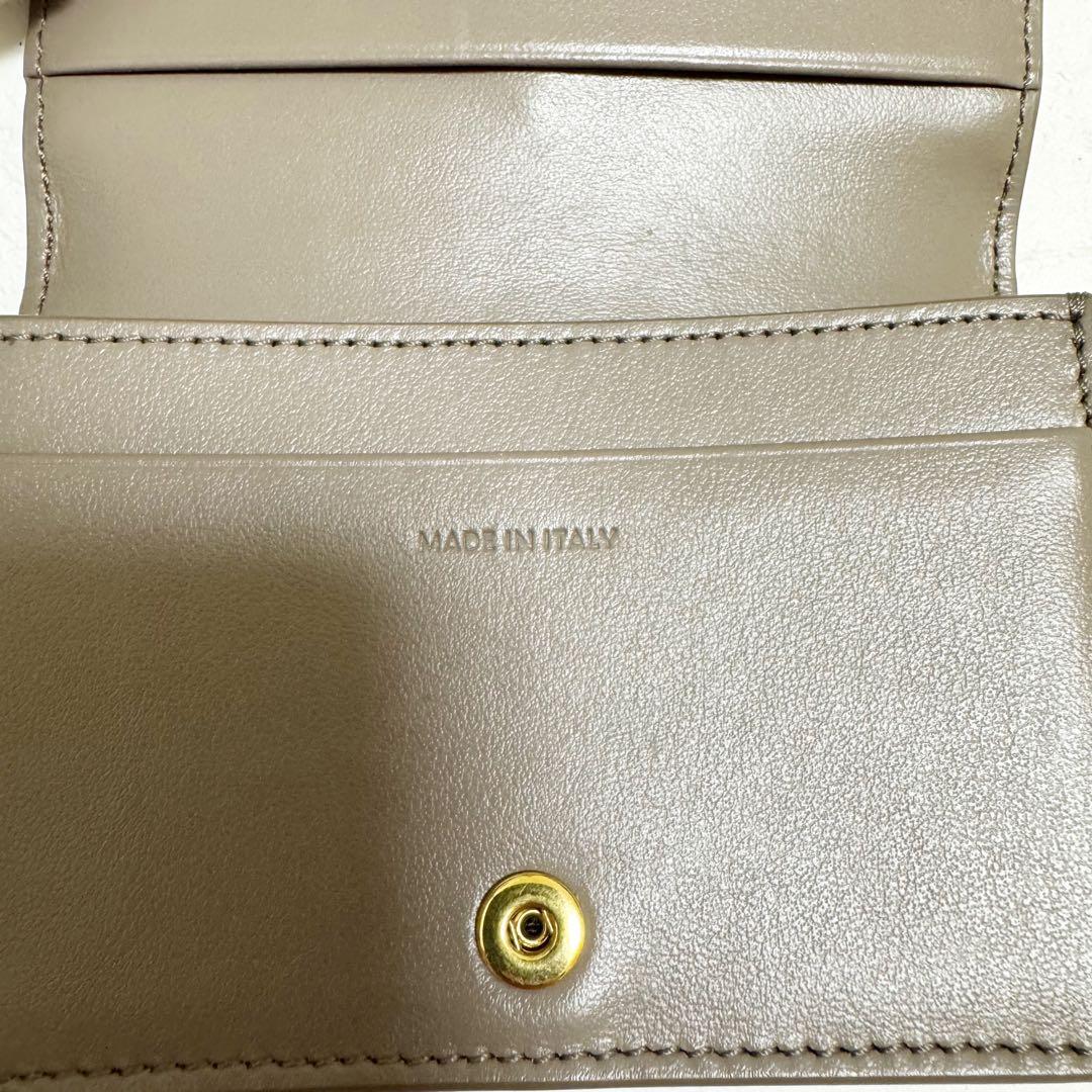 美品　CELINE グレー レザー 名刺入れ