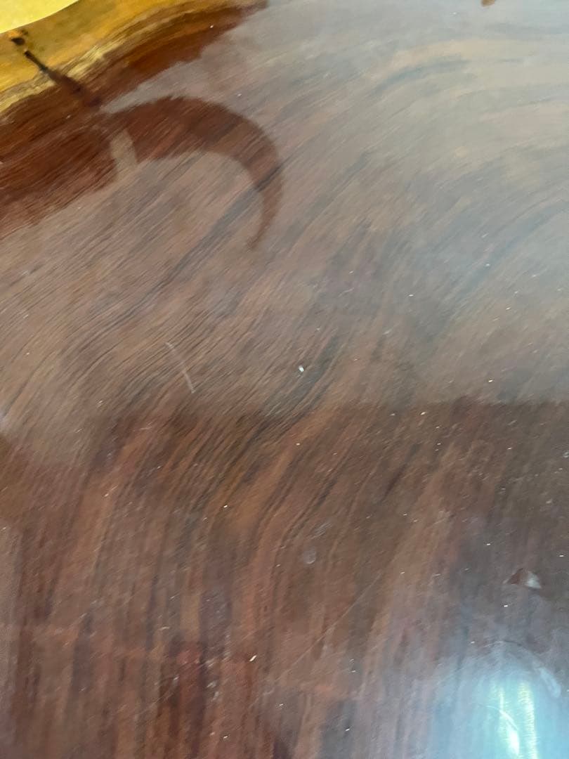 【希少】天然木 一枚板 大型座卓 円卓 センターテーブル 輪切り 昭和レトロ