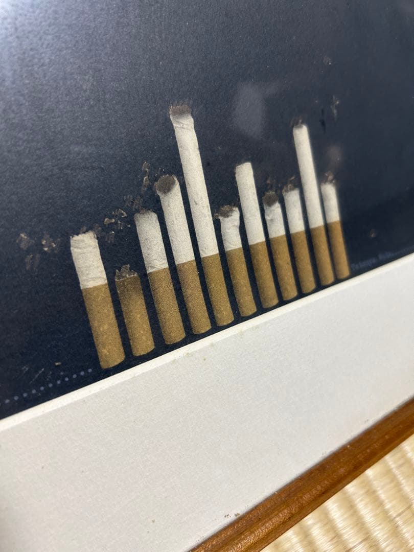 野田哲也 リトグラフ シルクスクリーンTETSUYA NODA 煙草