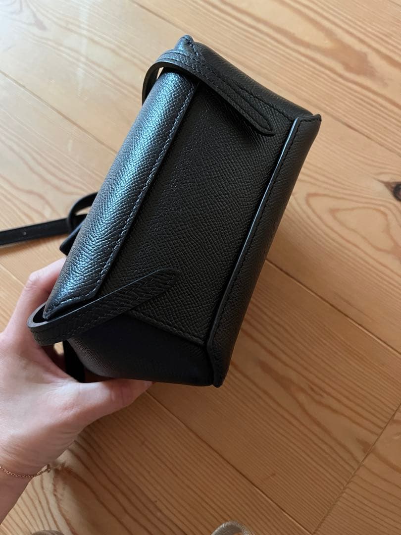 セリーヌ　ベルトバッグ　ピコ　黒