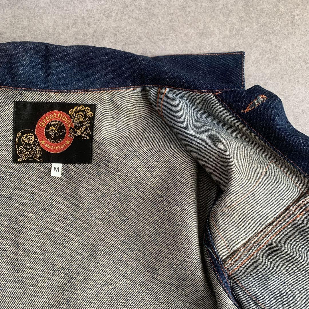 バイク乗り　BARNSTORM MC TROOPS デニムベスト　東本昌平