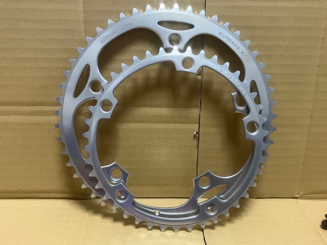 値下げ 中古 SUNTOUR SUPERBE PRO ロード クランクセット