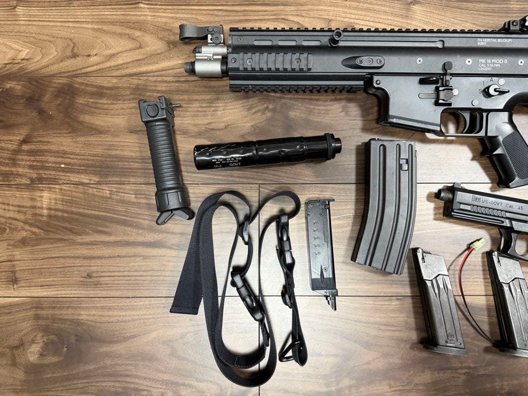 東京マルイ製 SCAR-L & MK23 装備一式セット