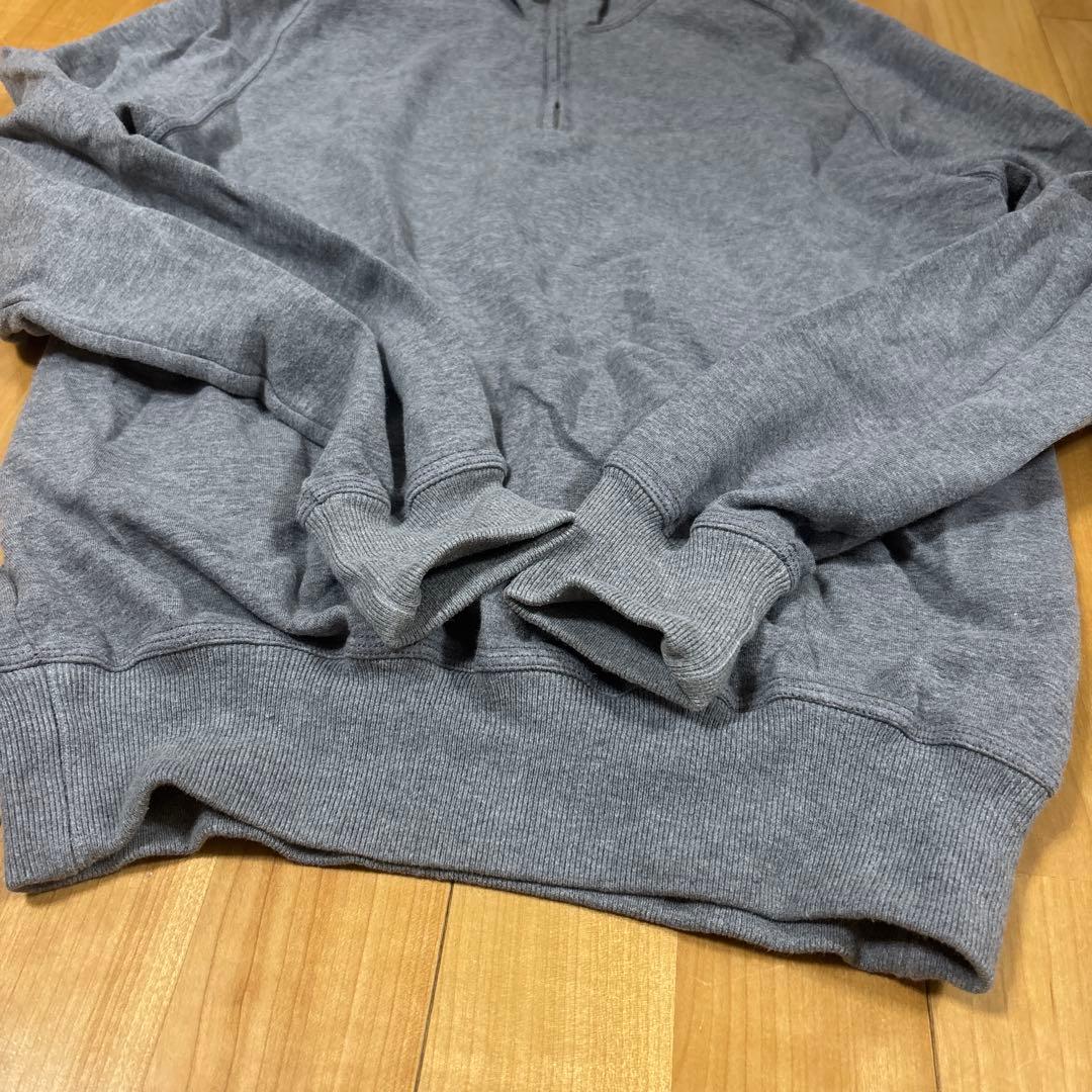 【ブルネロクチネリ】スウェット　グレー　クオータージップ　サイズ48 メンズ