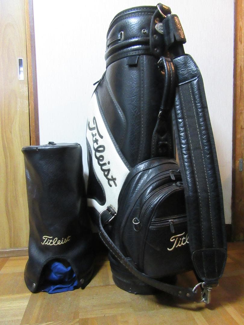 ★☆★タイトリスト★Titlest★3点式★ゴルフバック★黒/白★③★☆★