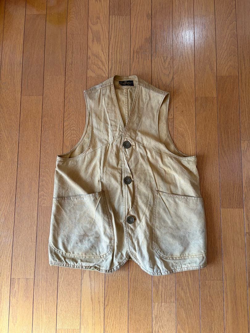 hettrick 40s ハーフムーン　ハンティングベスト