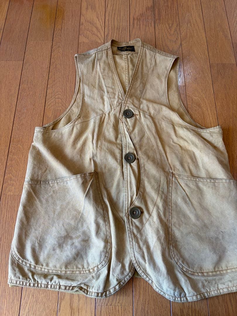 hettrick 40s ハーフムーン　ハンティングベスト