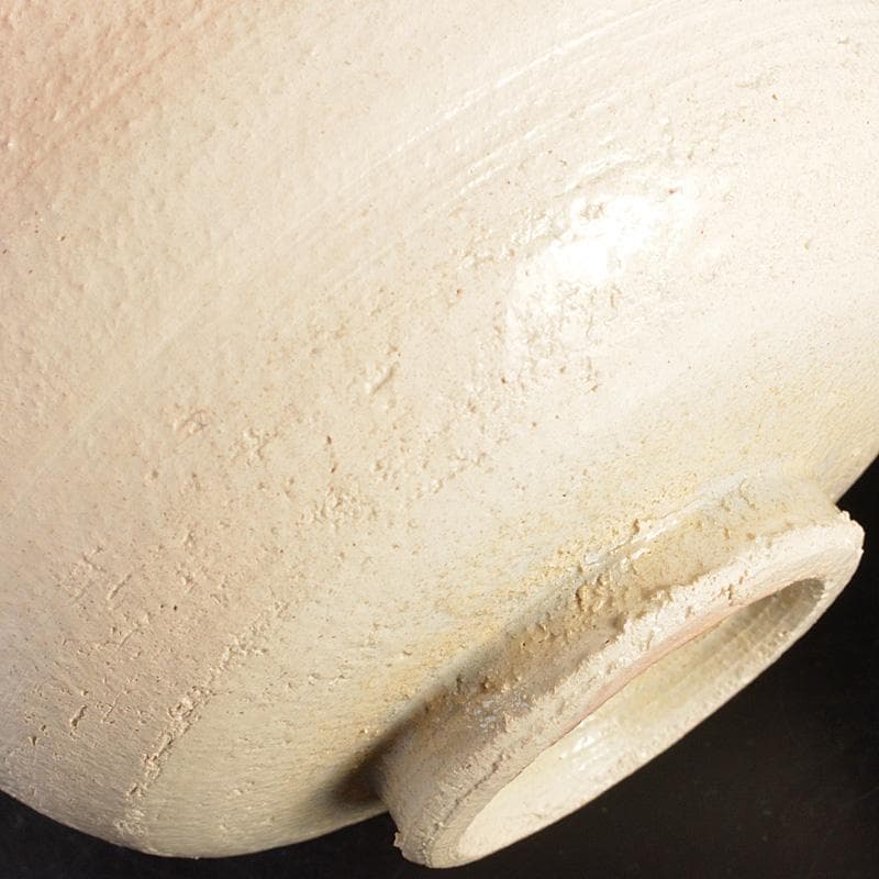 茶道具　萩焼　十代　三輪休雪作　白萩茶碗　共箱　V　R7278