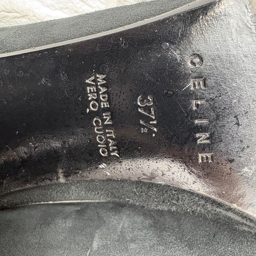 セール‼️【希少】 CELINE セリーヌ スエード フリンジ ローファー 黒