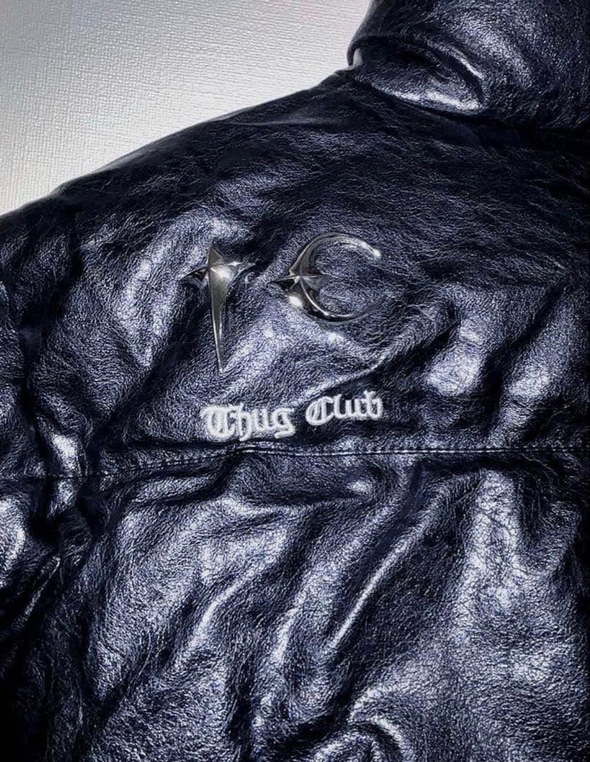 Thug Club 黒 パファージャケット