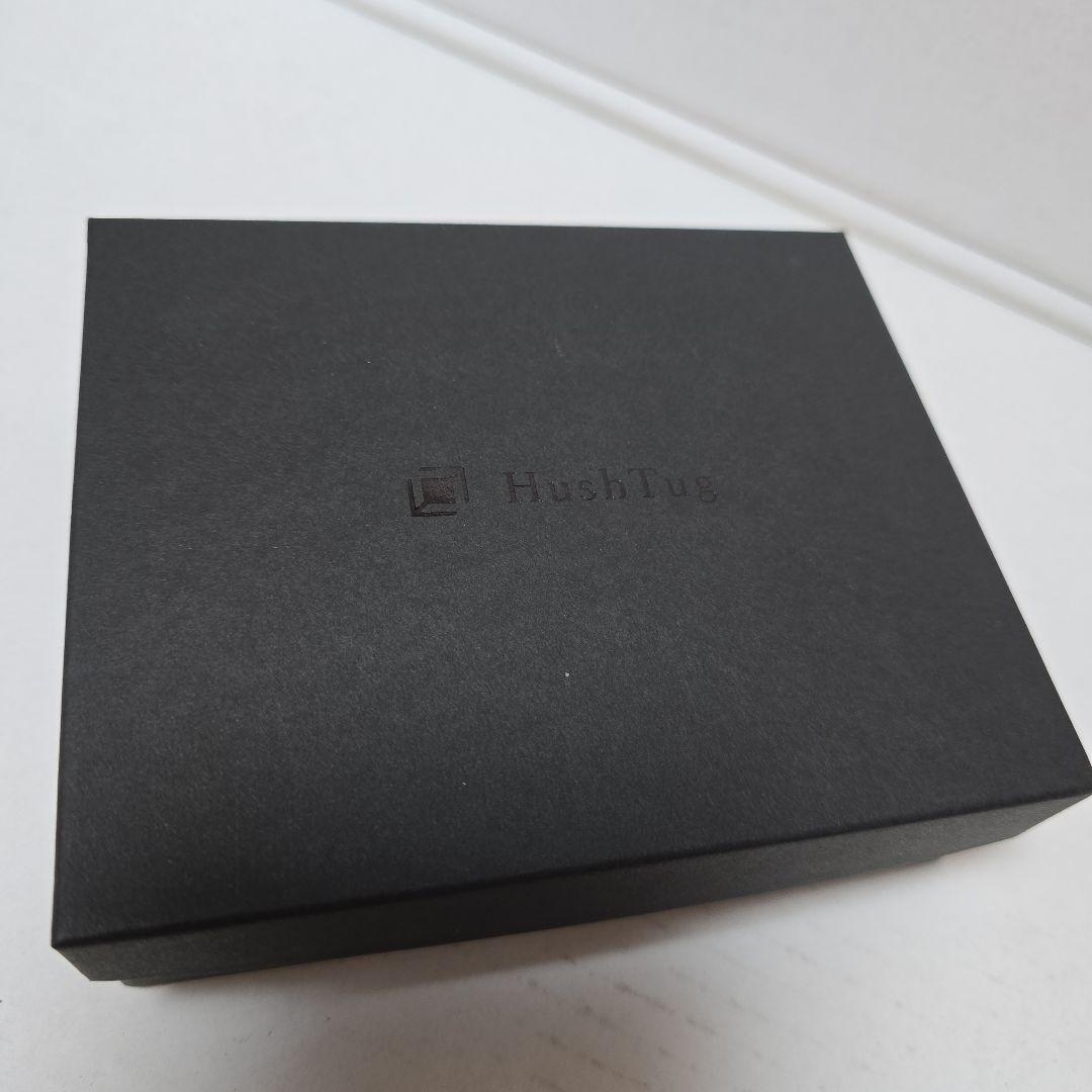 Hushtugハッシュタグ　コードバンカードケース 　ブラック