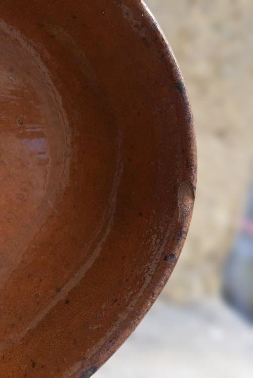 フランス19世紀　オーバルグラタン皿　古道具坂田　西洋民藝　アンティーク