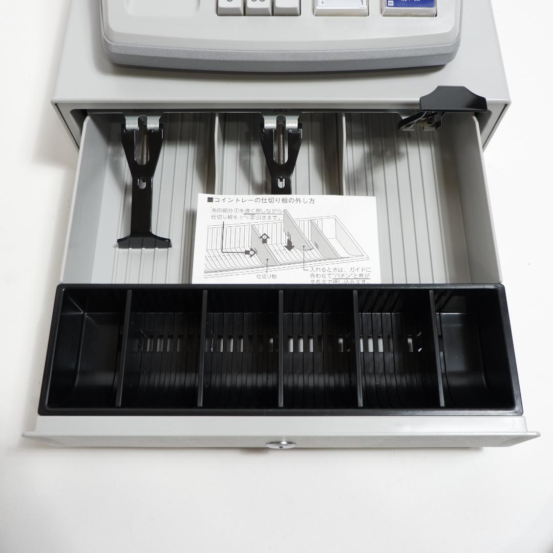 CASIO 106ER レジスター 本体 キー付き 動作良好 美品 グレー