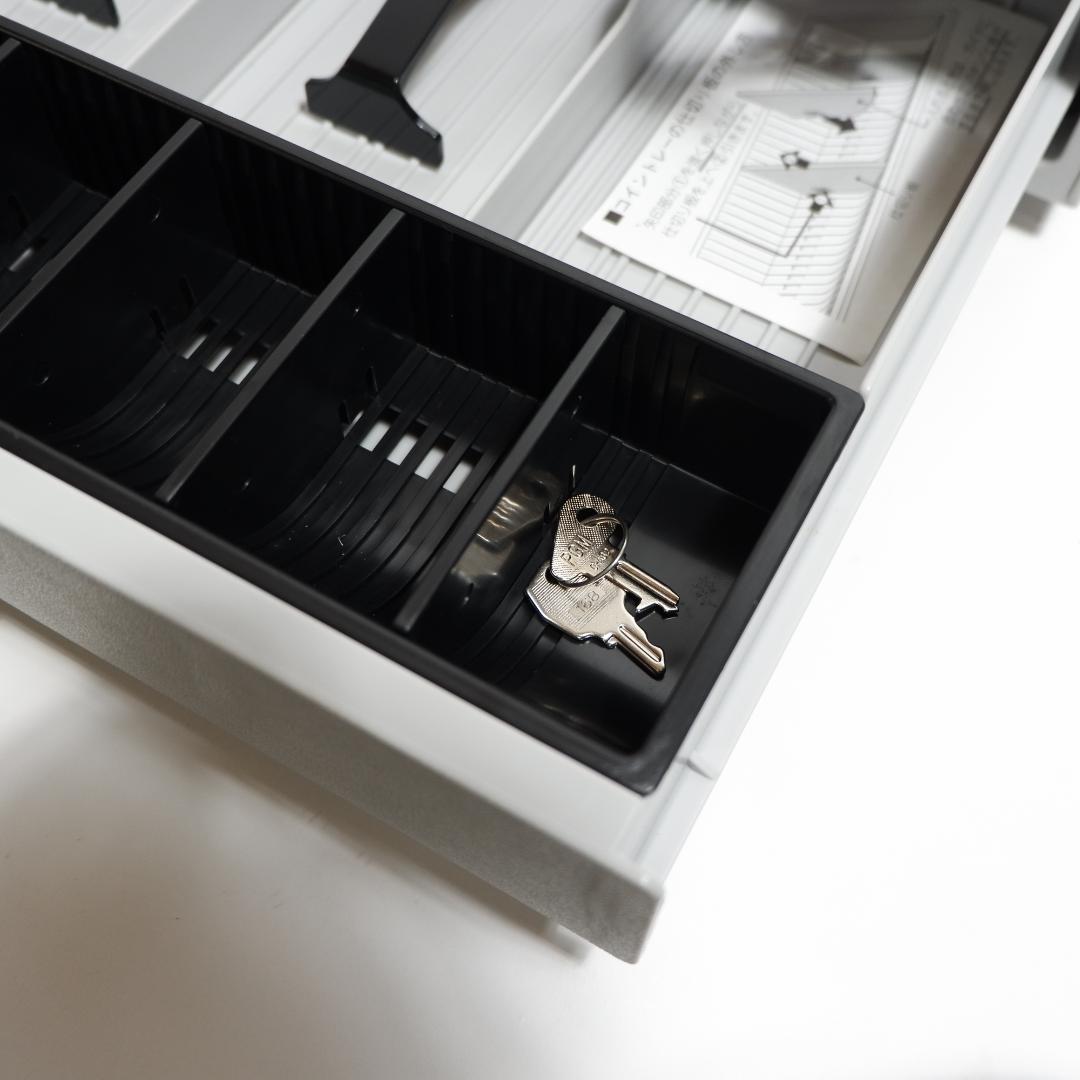 CASIO 106ER レジスター 本体 キー付き 動作良好 美品 グレー