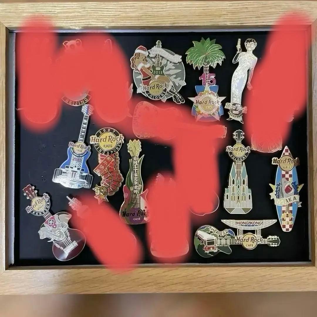 最終値下げ　ハードロックカフェ　ピンズ　13個セット　バラ売り可
