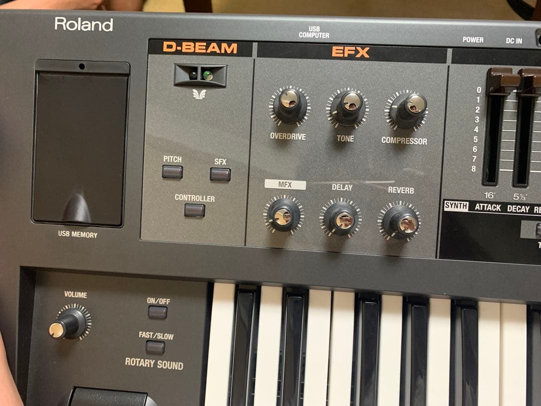 美品98%程度 Roland VR-09 シンセサイザー