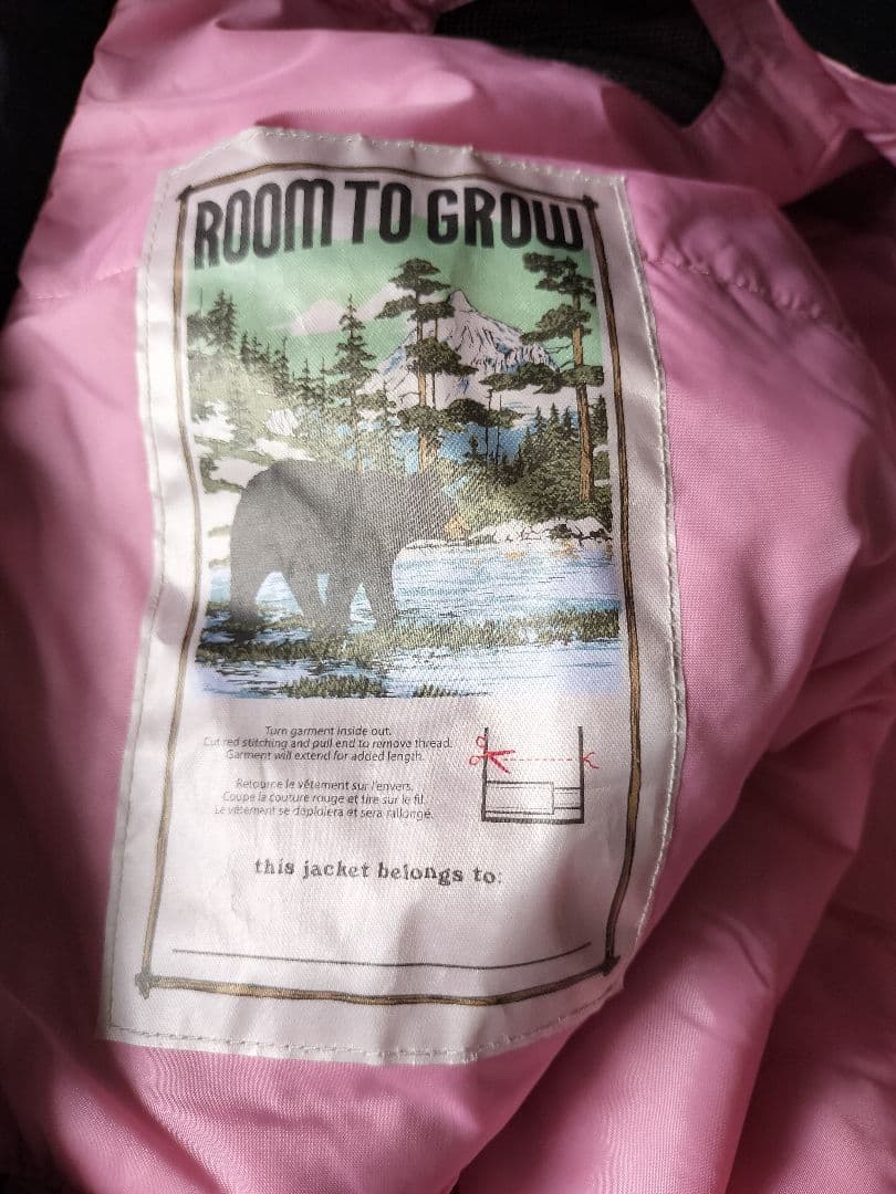 【BURTON スノーボードウェア キッズSサイズ130 黒/ピンク】