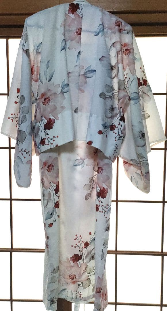 Dita　ディータ　 2way ワンピース浴衣　キャミソール浴衣　水彩の幻想牡丹