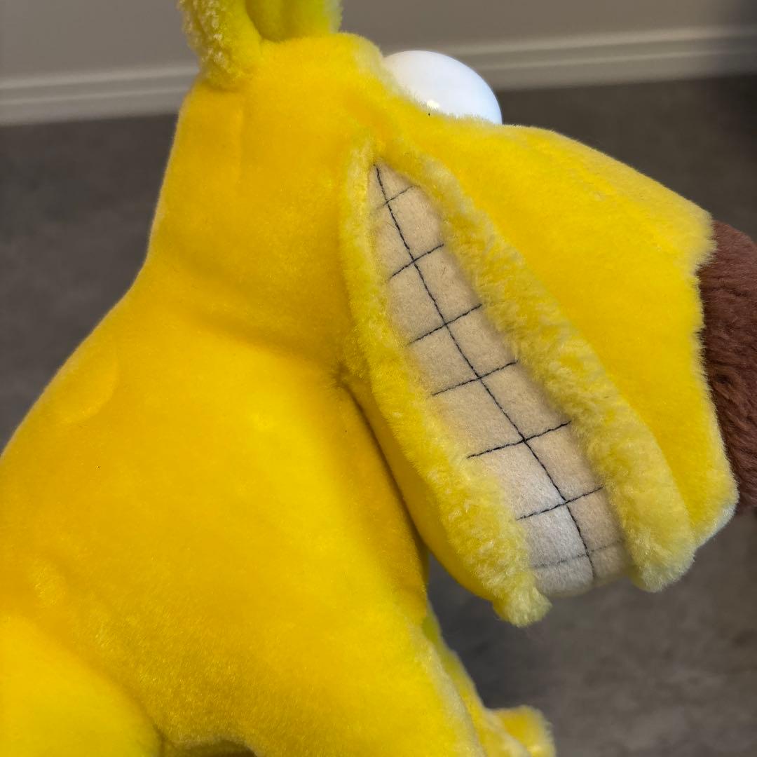 イエロー犬のぬいぐるみ　マザーグースアンドグリム