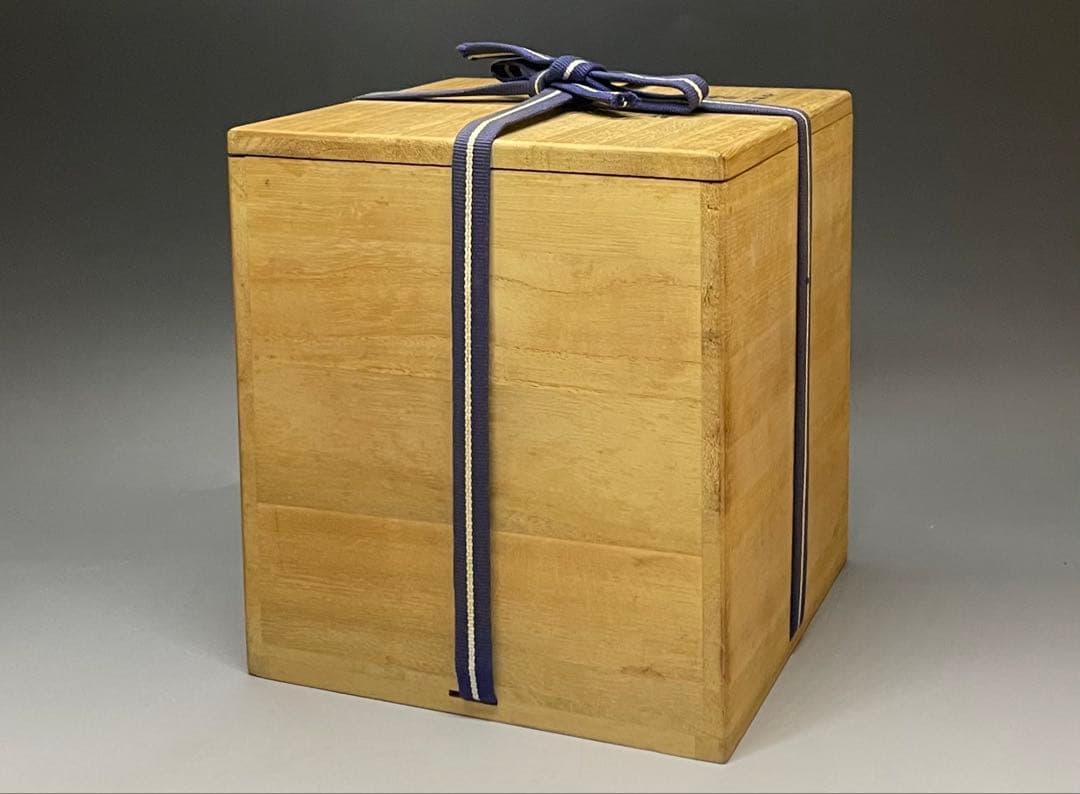 古備前　桂又三郎織　輪耳種壺水指　江戸末期　Y441