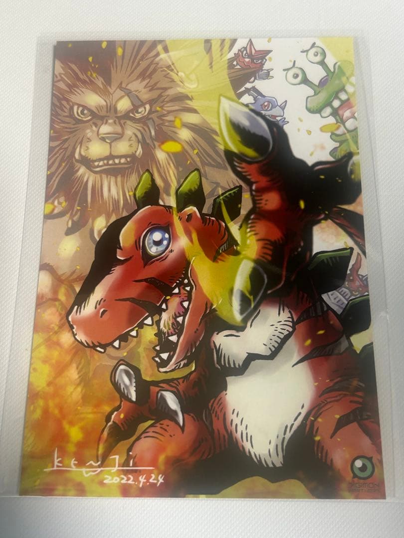 ポストカード　デジモン　限定デザイン