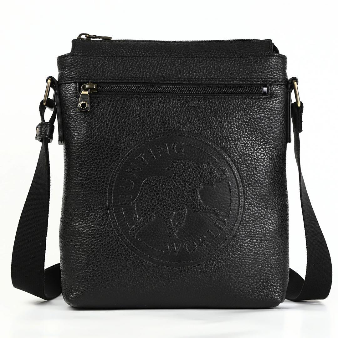 ハンティング ハンティングワールド ショルダーバッグ 肩掛け ブラック